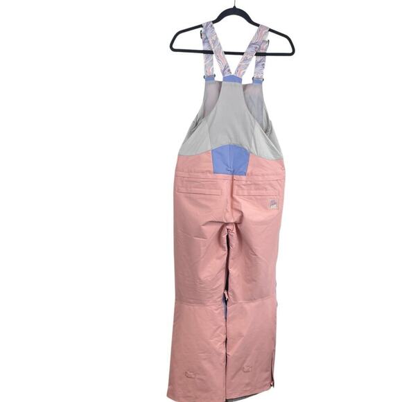 NWT Roxy Chloe Kim Insulated Waterproof Ski Snowboard Bib Pants Rose Pink Sz XS - Picture 12 of 13